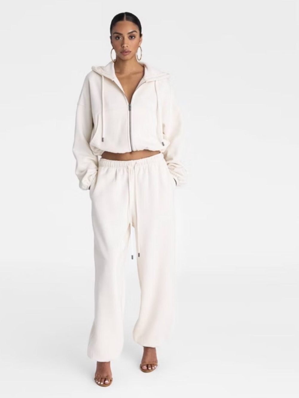 KBB by Kahlana The Zip-Up Hoodie & High Rise Sweatpants SET
